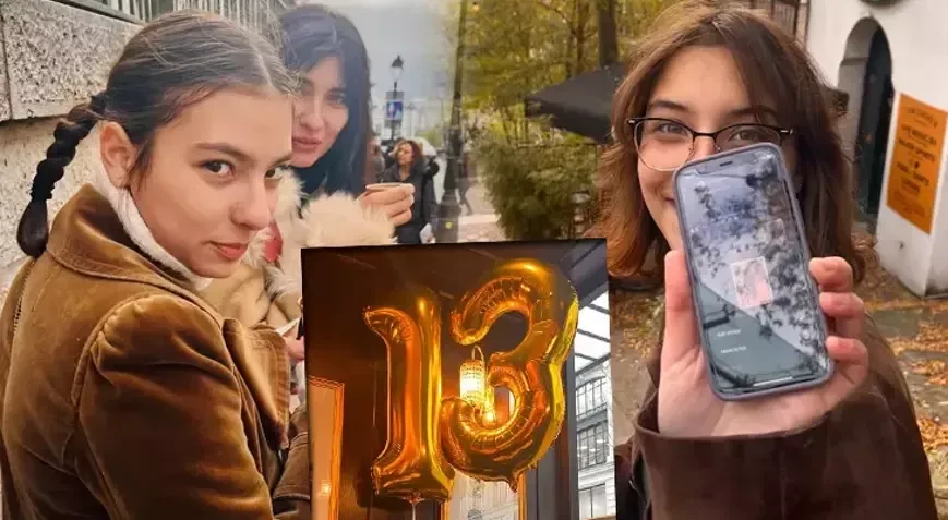Tuba Büyüküstün’ün ikizleri Toprak ve Maya 13 yaşında