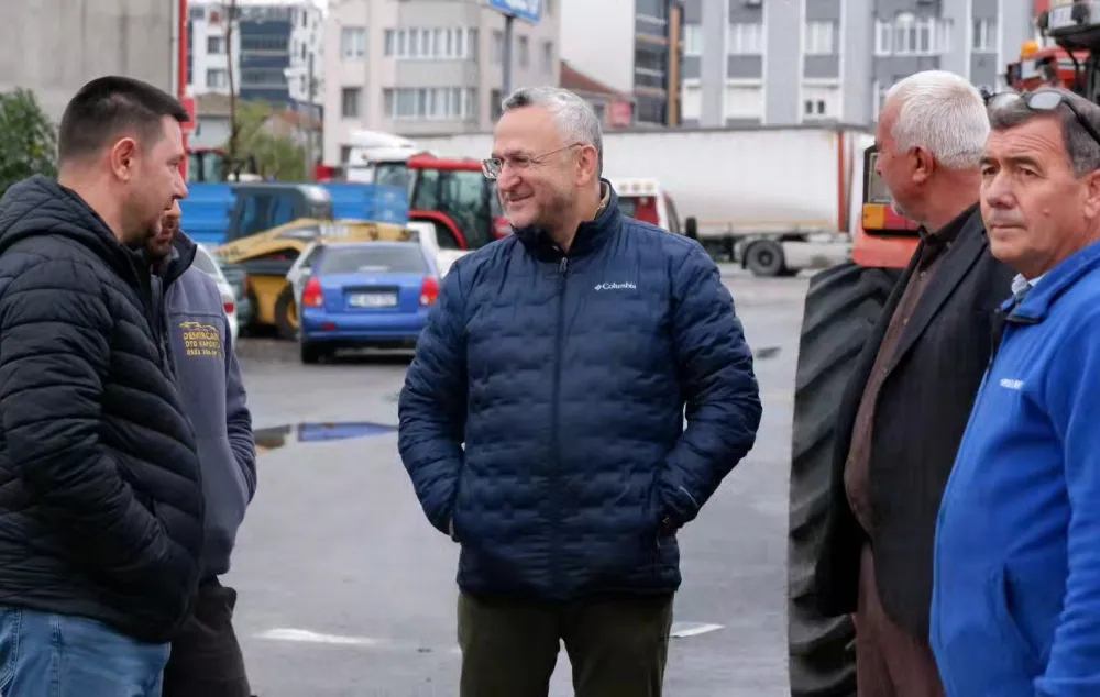 Başkan Semizel, Sanayi Bölgesindeki Su Sorununu Yerinde İnceledi