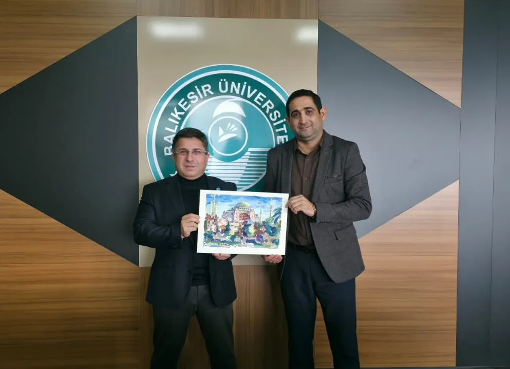 Orhun Değişim Programı ile BAÜN’e Gelen İlk Akademisyenden Rektör Oğurlu’ya Ziyaret